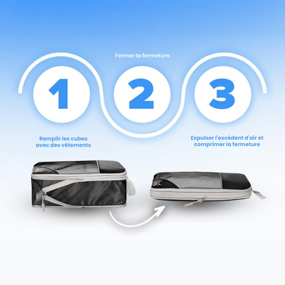 Packzy - Pack de 5 Cubes de compression
