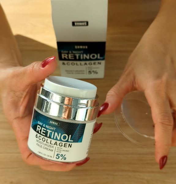 Krém na tvár s 1 % retinolom – Proti vráskam, hydratačný, jemný
